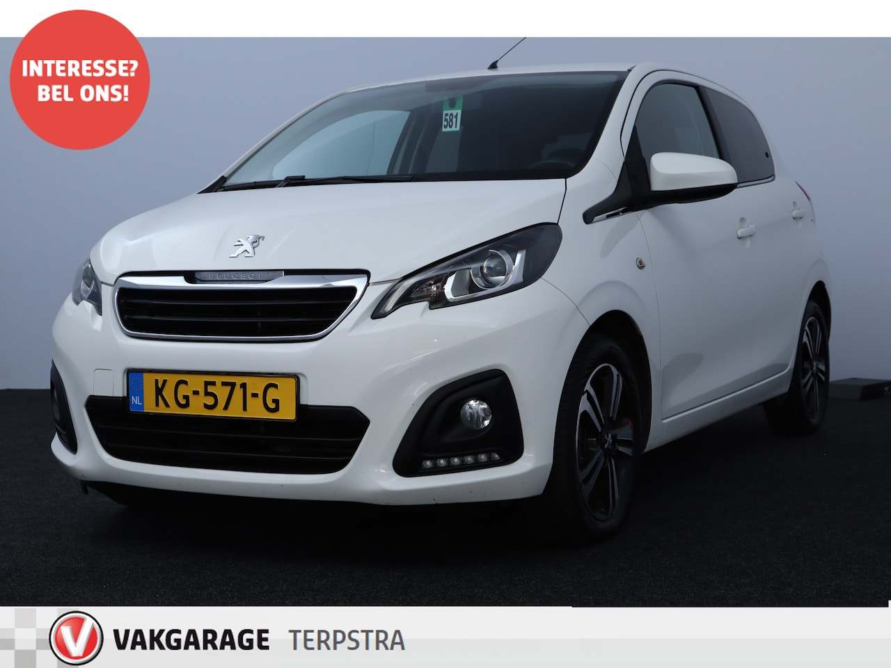 Peugeot 108 - 1.0 e-VTi Active/ 5-Drs/ Airco/ Chroom/ 15'' LMV/ Extra getint glas/ Bluetooth/ Elek. Rame - AutoWereld.nl