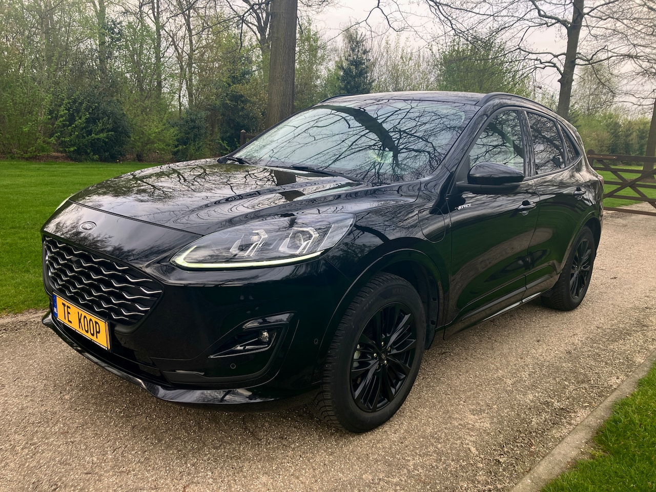 Ford Kuga - 2.5 PHEV Vignale Vignale All black Full option B&O Hud trekhaak - AutoWereld.nl