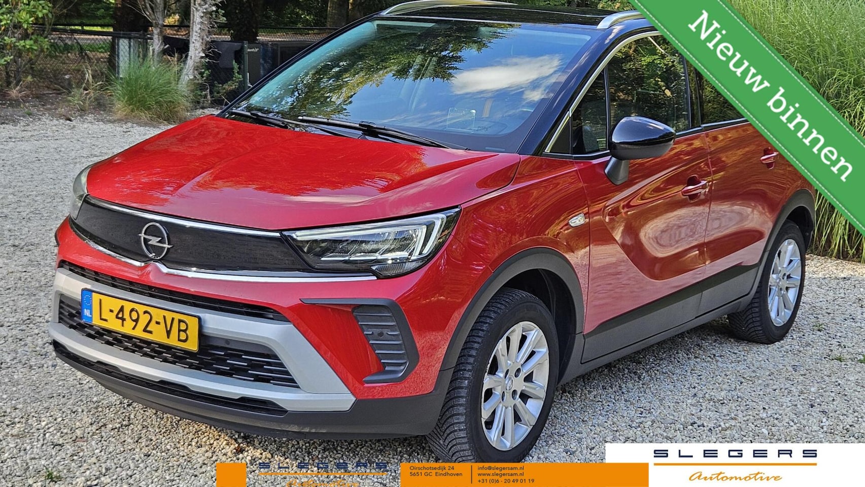 Opel Crossland - 1.2 Turbo Elegance Trekhaak panodak - AutoWereld.nl