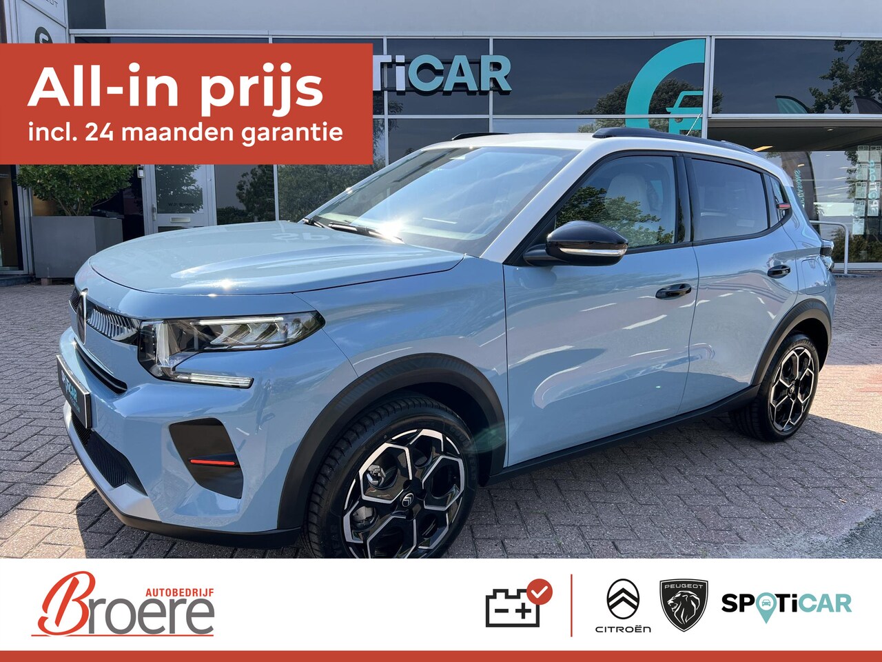 Citroën ë-C3 - Max 113pk 44 kWh 3 fase - AutoWereld.nl