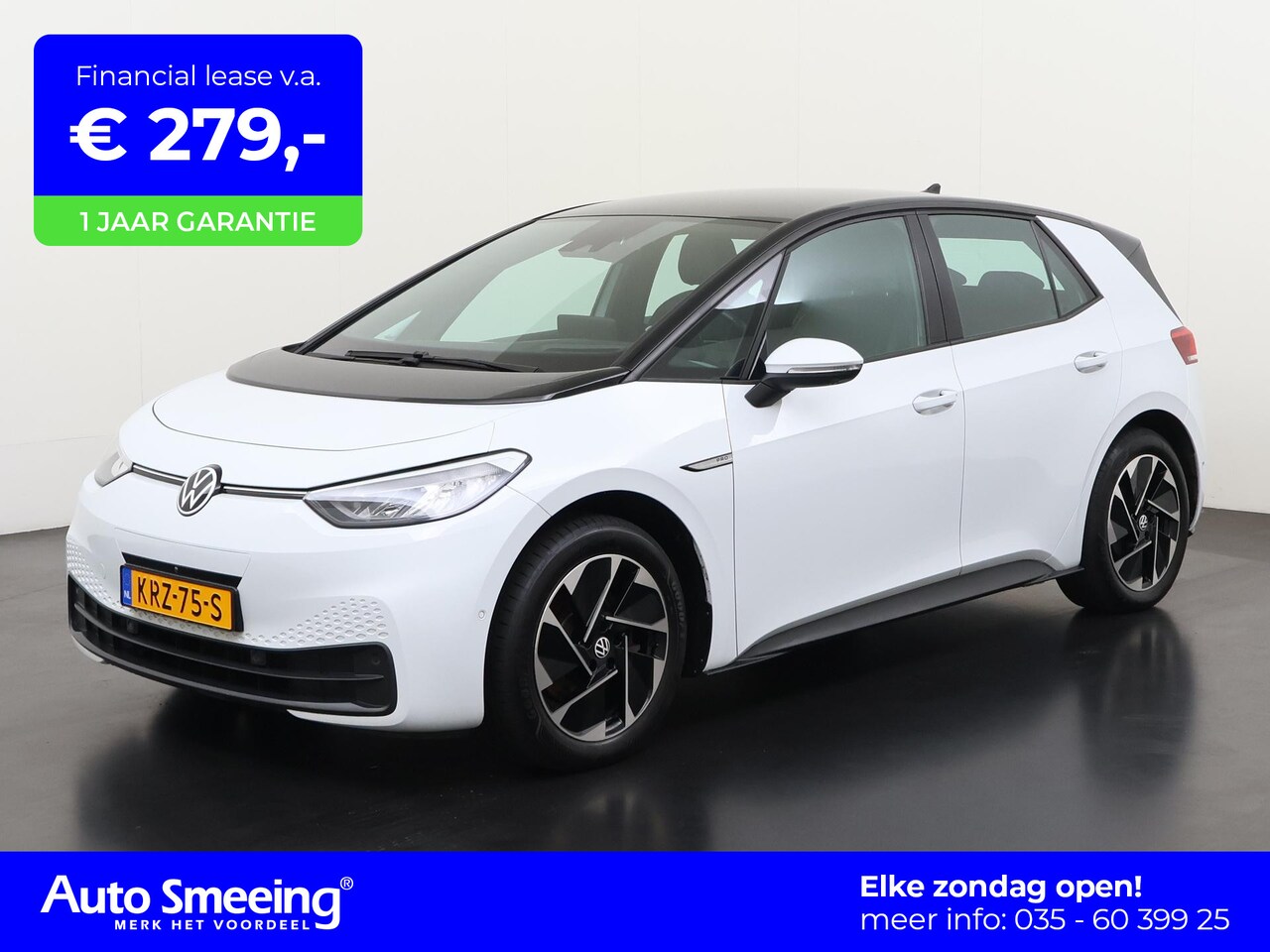 Volkswagen ID.3 - Pro 58 kWh | SOH 94% | Area View | Head Up | Zondag Open! - AutoWereld.nl