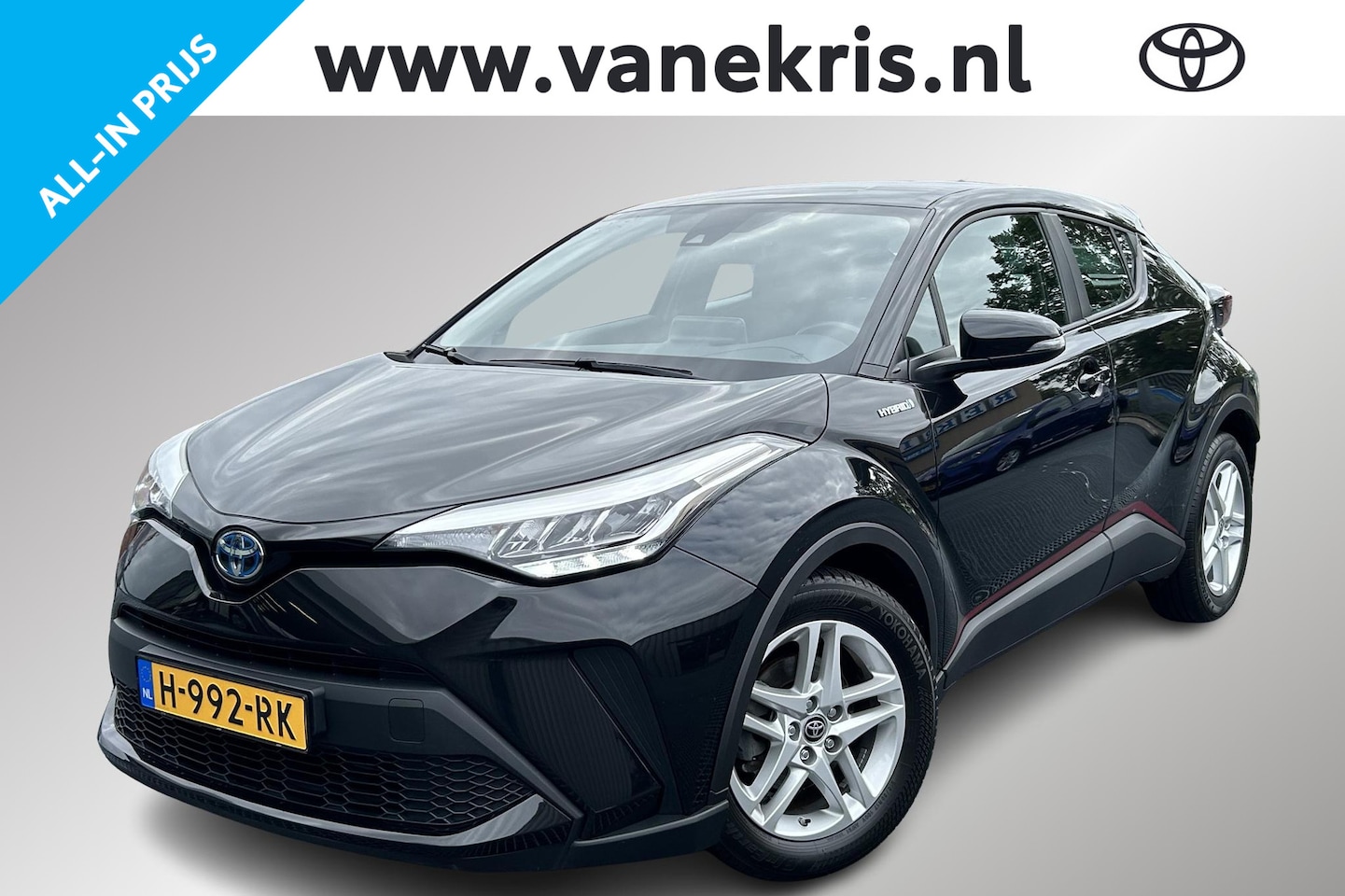 Toyota C-HR - 1.8 Hybrid Active 1.8 Hybrid Active, Trekhaak, Rode accenten, Apple Carplay, Android Auto, Camera! - AutoWereld.nl