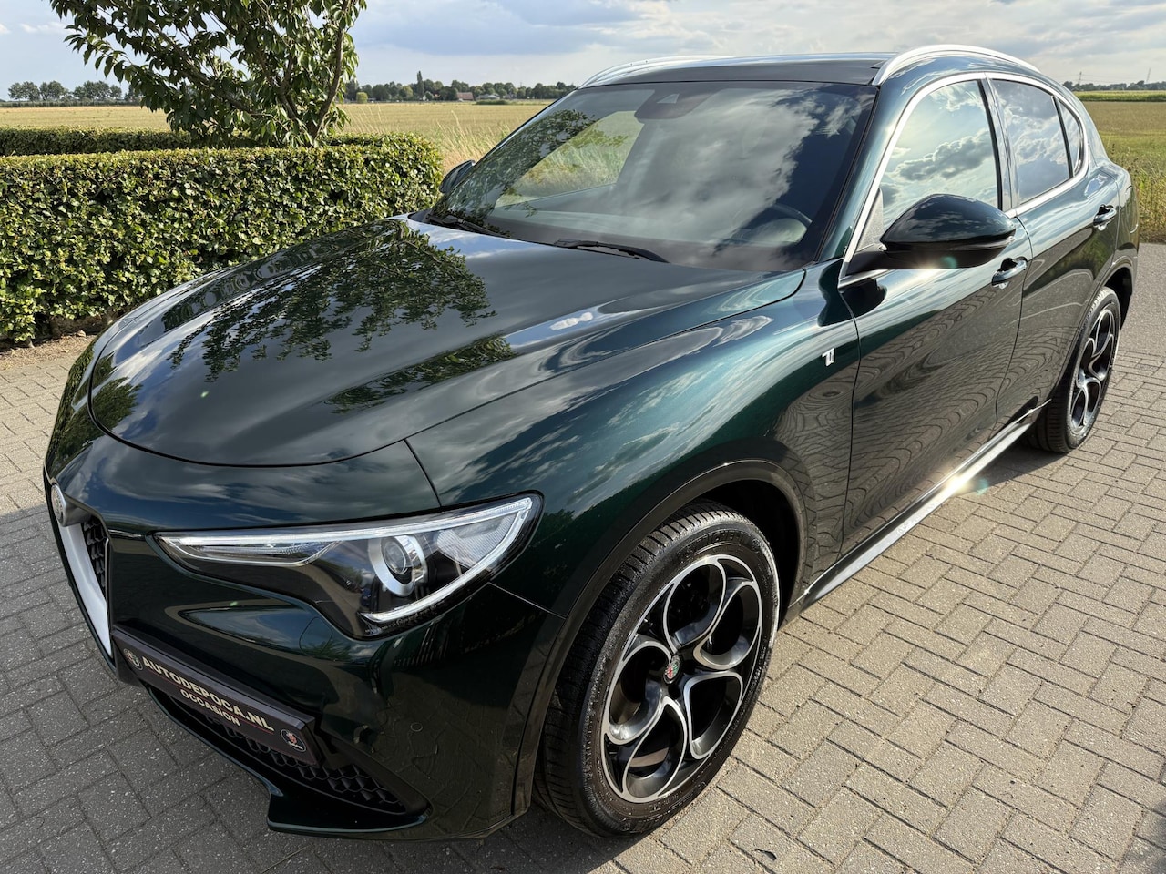 Alfa Romeo Stelvio - 2.0 T AWD Ti Panorama dak - Verde Visconti - AutoWereld.nl