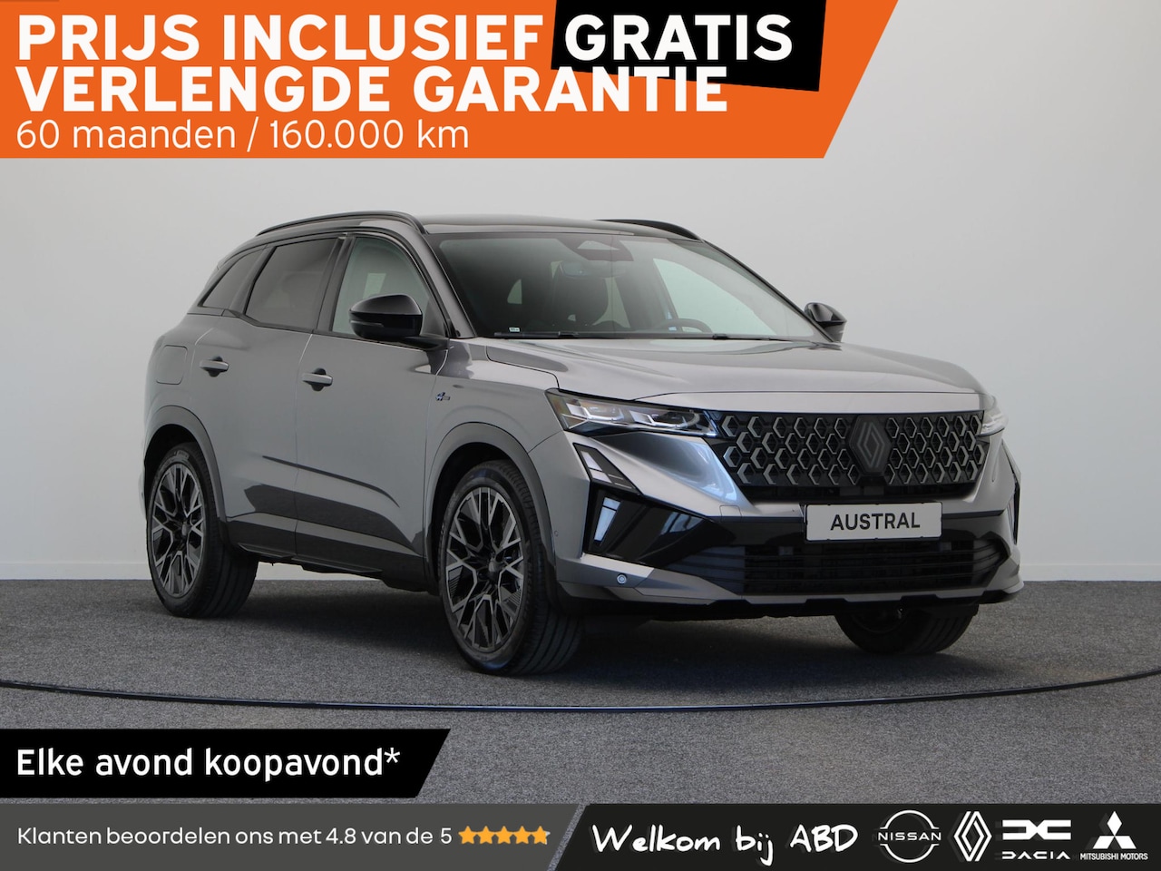 Renault Austral - E-Tech full hybrid 200pk esprit Alpine | Vijf jaar garantie | 4Control | Panoramisch dak | - AutoWereld.nl