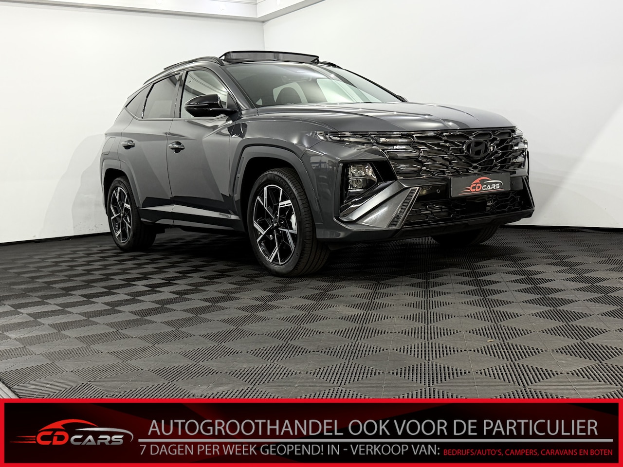 Hyundai Tucson - 1.6 T-GDI PHEV Premium N-line Sky Pano, Half leder, 360 Camera, Navi, Winterpakket, Head-u - AutoWereld.nl