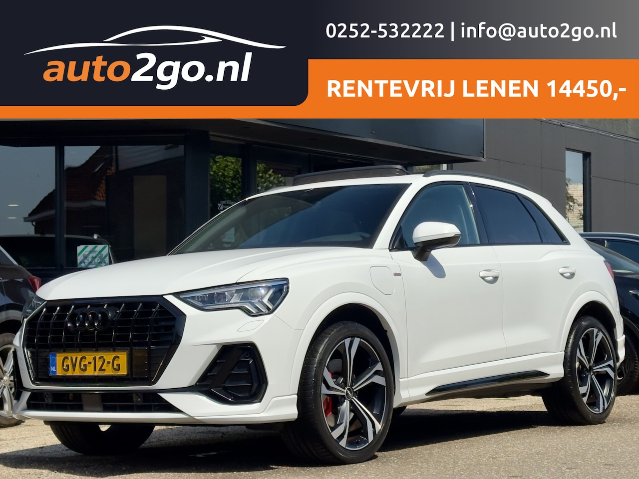 Audi Q3 - 45 TFSI e AUT6 3X S-LINE PANODAK LEDER NAVI DIGI-DASH APPLE-CARPLAY LED LMV PDC - AutoWereld.nl