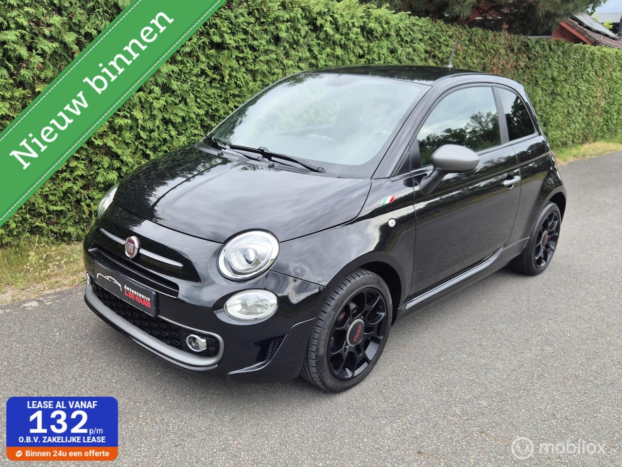 Fiat 500 - S 1.2 Sport Leder Groot Beeldscherm Navi 1e Eigenaar - AutoWereld.nl
