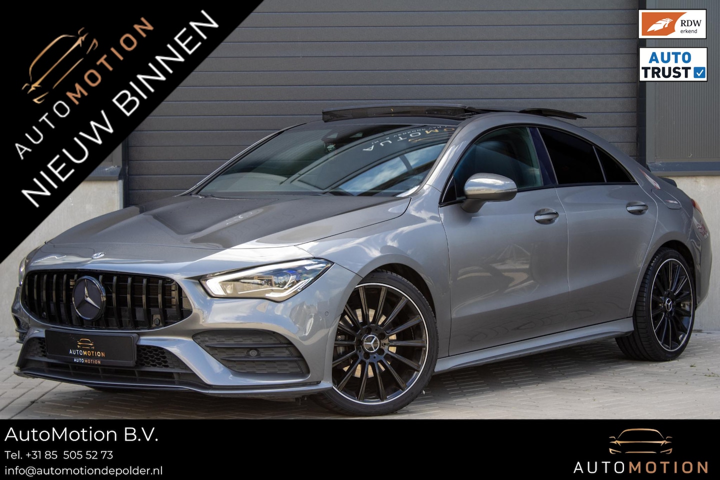 Mercedes-Benz CLA-Klasse - 180 Premium Plus AMG PANO MEMORY HUD STOELVERWARMING CAMERA DIFFUSER BURMESTER - AutoWereld.nl