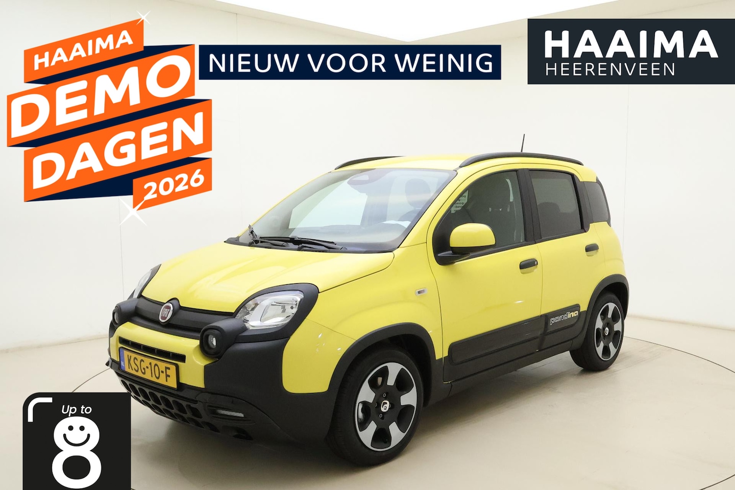Fiat Panda - 1.0 Hybrid Pandina Cross | DEMO | Airco | Apple Carplay/Android Auto | Bluetooth | Cruise - AutoWereld.nl