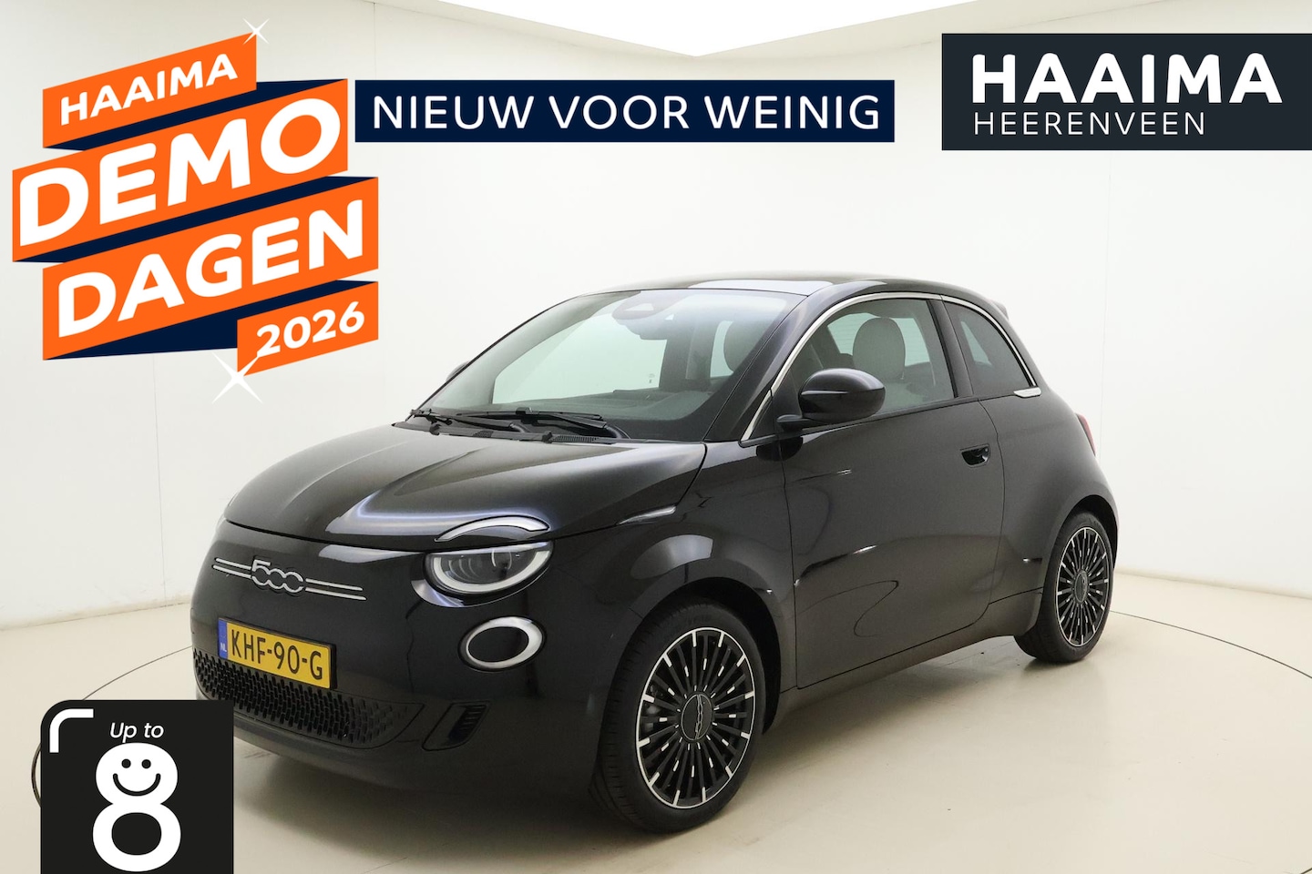 Fiat 500 - Icon 42 kWh | DEMO | Panoramadak | Achteruitrijcamera | Apple Carplay/Android Auto | Clima - AutoWereld.nl