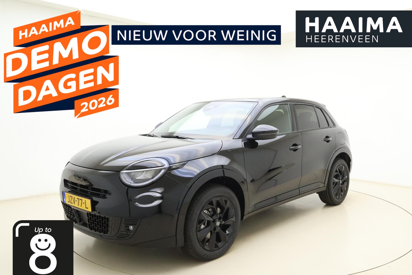 Fiat 600 - 1.2 Hybrid 145pk Automaat Sport | Navigatie | Elektrische achterklep | Alcantara bekledin - AutoWereld.nl