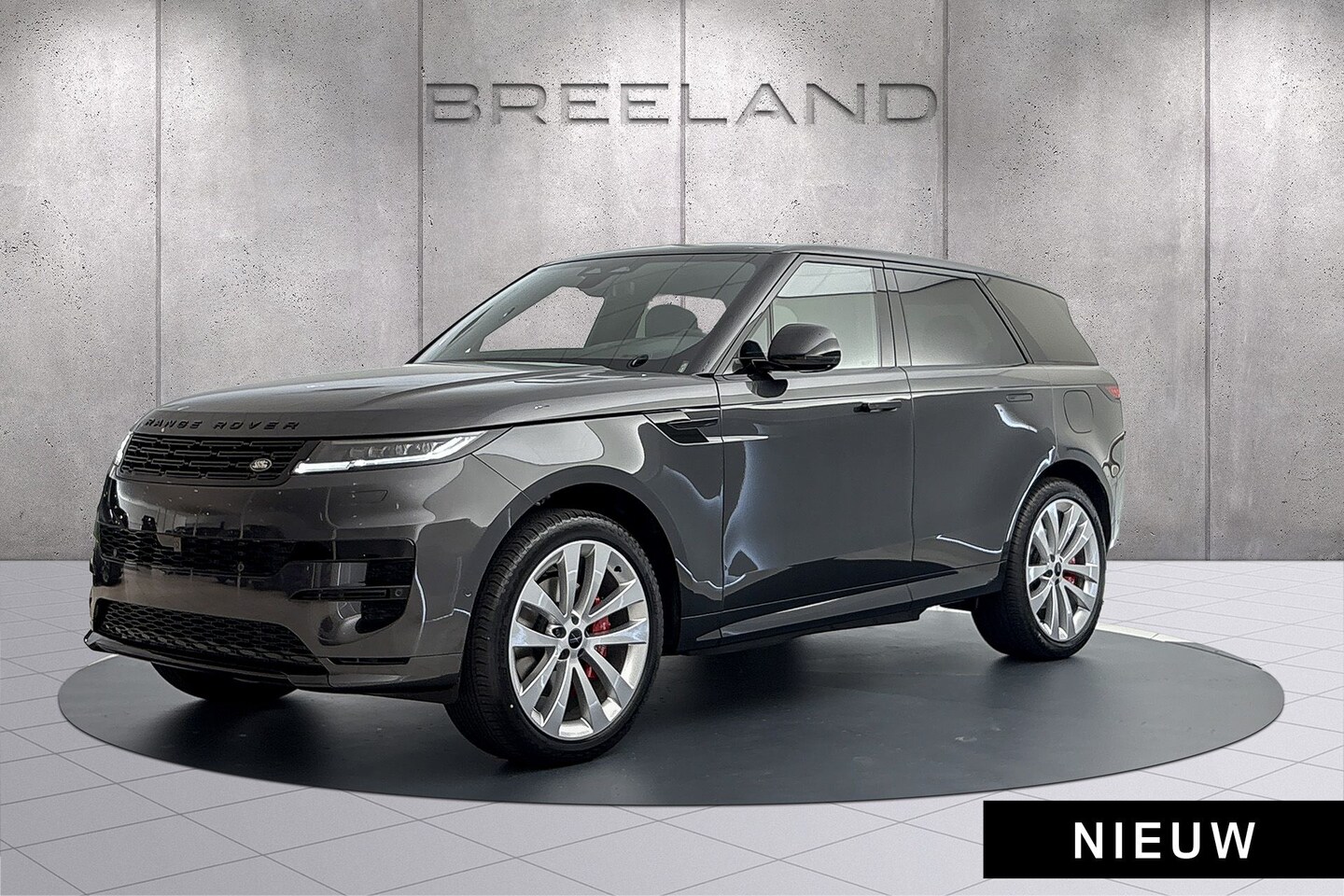 Land Rover Range Rover Sport - P460e Dynamic HSE | Panoramadak | Black Pack | 23" Silver Carpathian Grey/Ebony - AutoWereld.nl