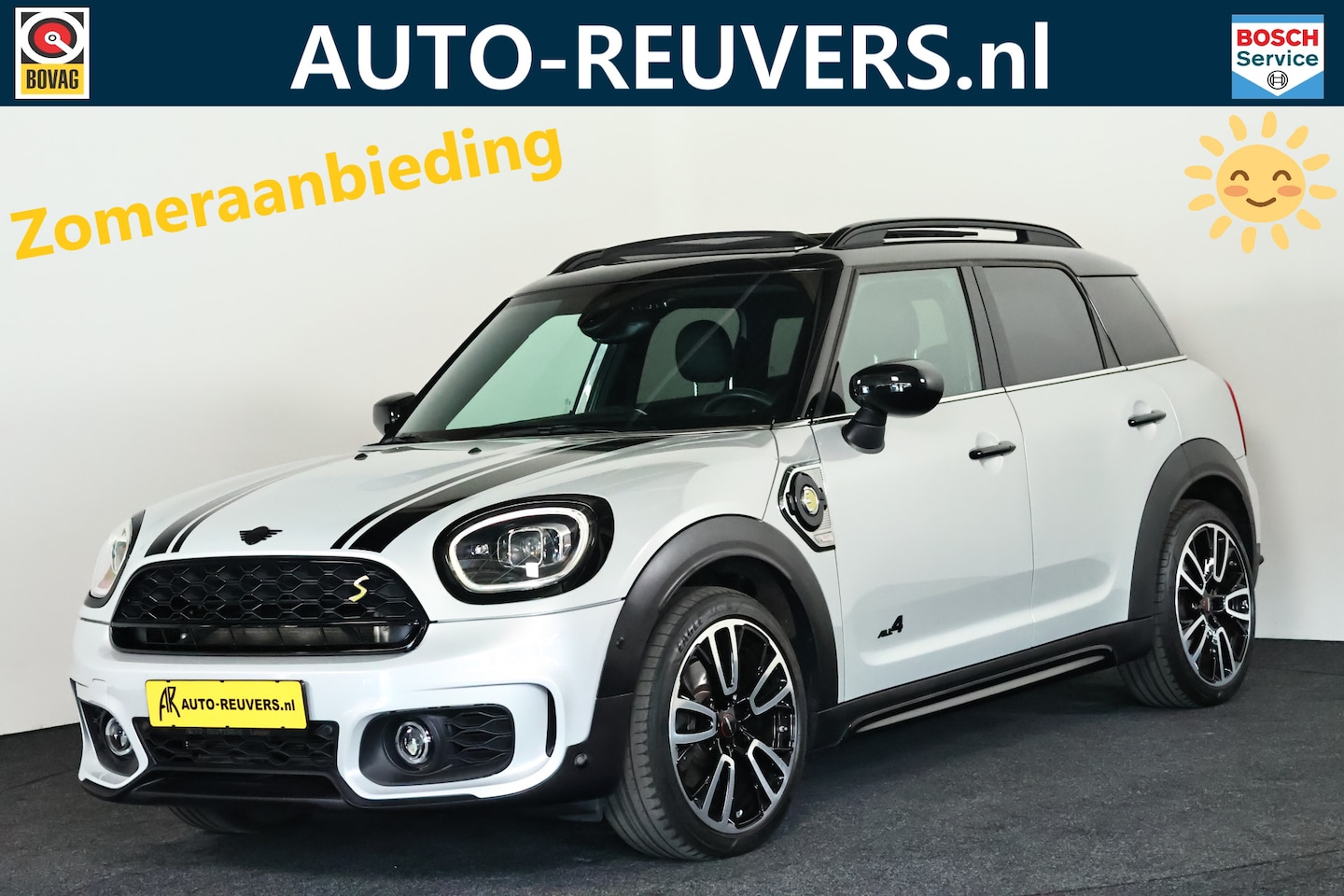 MINI Countryman - 1.5 Cooper S E ALL4 John Cooper Works / Opendak / HK / Memory / Pilot assist / HUD - AutoWereld.nl