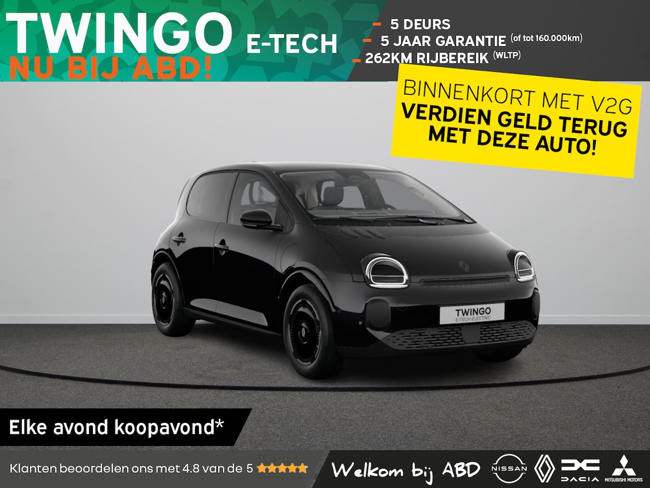 Renault Twingo - Techno Urban range | Achteruitrijcamera | LED-achterlichten | LED-dagrijverlichting met sp - AutoWereld.nl