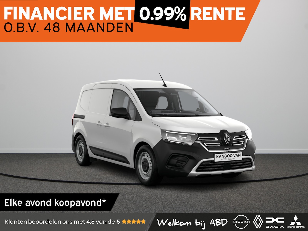 Renault Kangoo - Extra 44 kWh | Achteruitrijcamera | Adaptive cruise control met instelbare snelheidsbegren - AutoWereld.nl