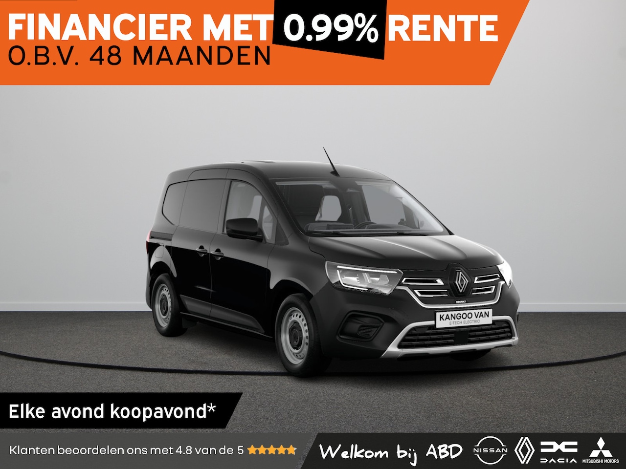 Renault Kangoo - Extra 44 kWh | Achteruitrijcamera | Adaptive cruise control met instelbare snelheidsbegren - AutoWereld.nl