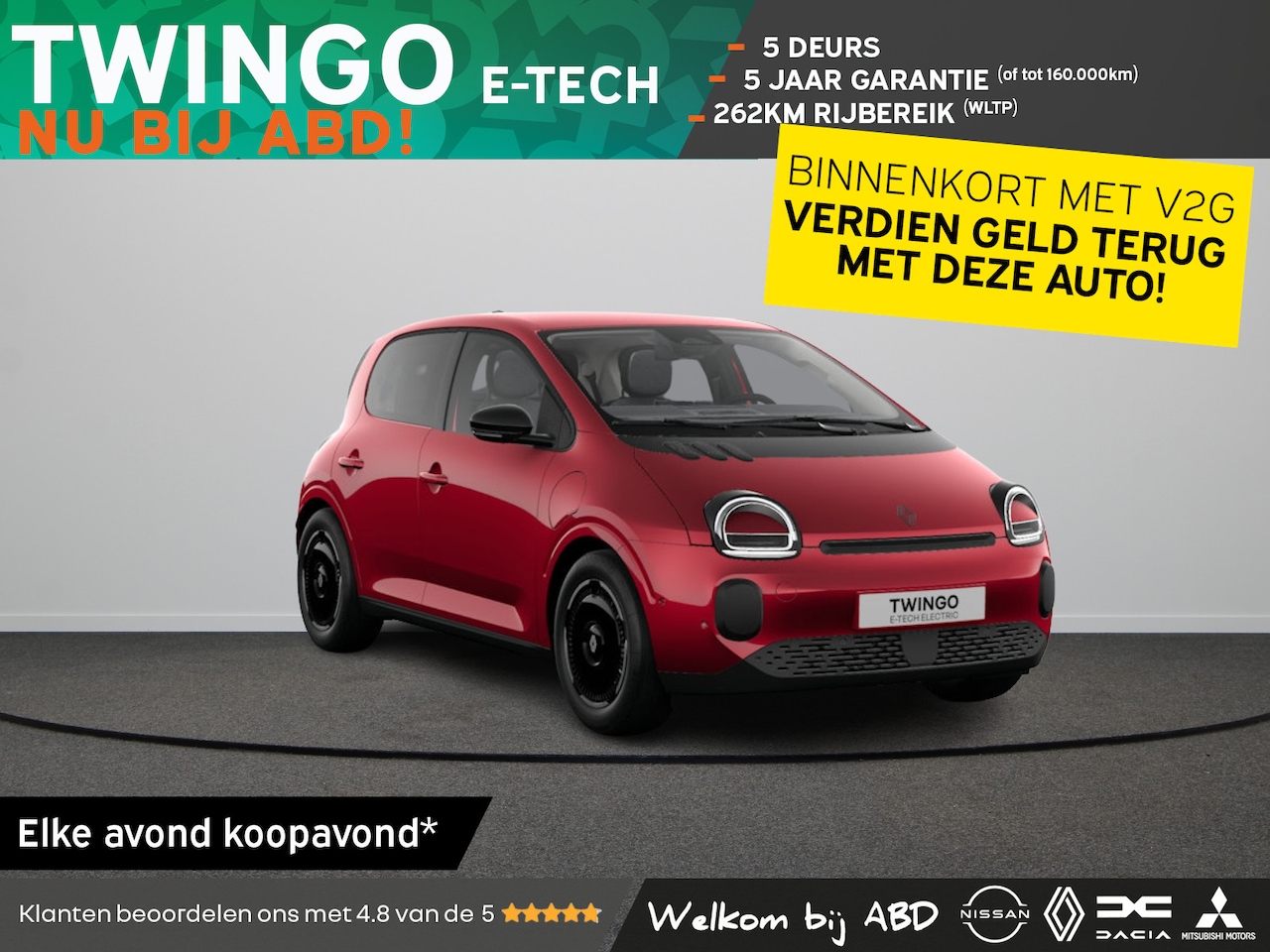 Renault Twingo - Techno Urban range | Achteruitrijcamera | LED-achterlichten | LED-dagrijverlichting met sp - AutoWereld.nl