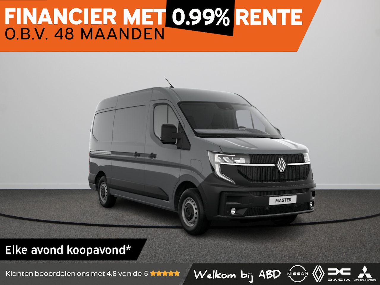 Renault Master - Advance Long range | C-Shape LED dagrijverlichting | Elektronisch geregelde airconditionin - AutoWereld.nl