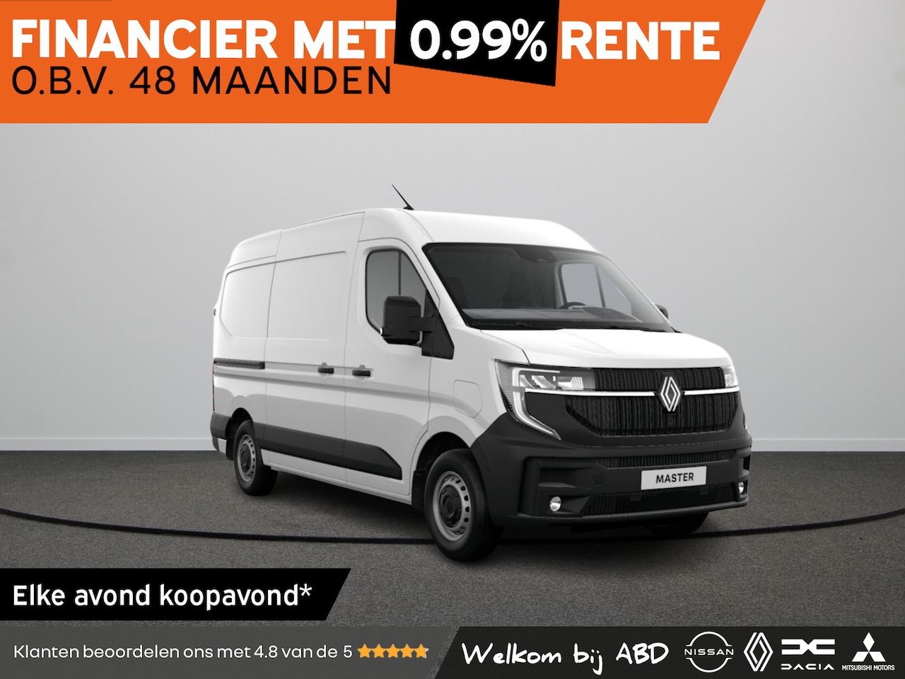 Renault Master - Advance Long range | C-Shape LED dagrijverlichting | Elektronisch geregelde airconditionin - AutoWereld.nl
