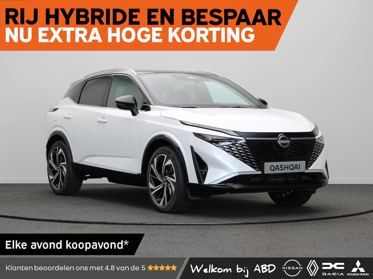 Nissan Qashqai - Tekna Plus + Two Tone Mild-Hybrid 158 Xtronic | 12.3" TFT Digital Cockpit | Automatische a - AutoWereld.nl