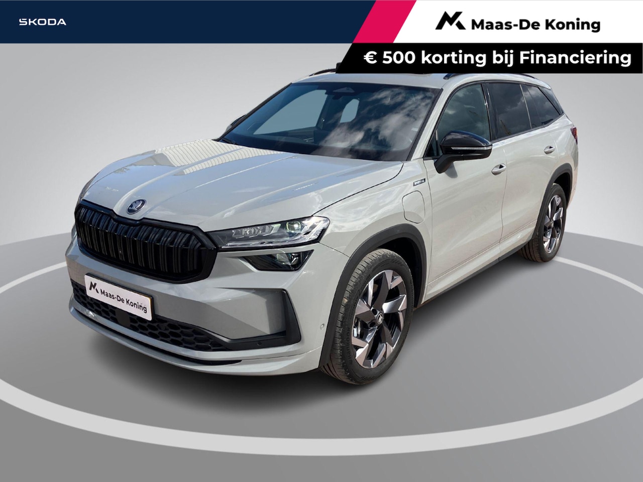 Skoda Kodiaq - 1.5TSI 150KW/204PK PHEV Sportline Business · Panoramadak · Trekhaak · Camera + Parkeersens - AutoWereld.nl