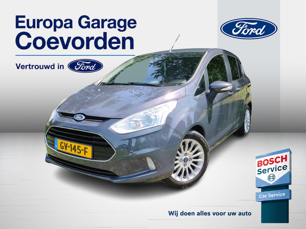Ford B-Max - 1.6 TI-VCT Titanium AUTOMAAT | CLIMA | CRUISE | KEYLESS | P. SENSOREN | - AutoWereld.nl