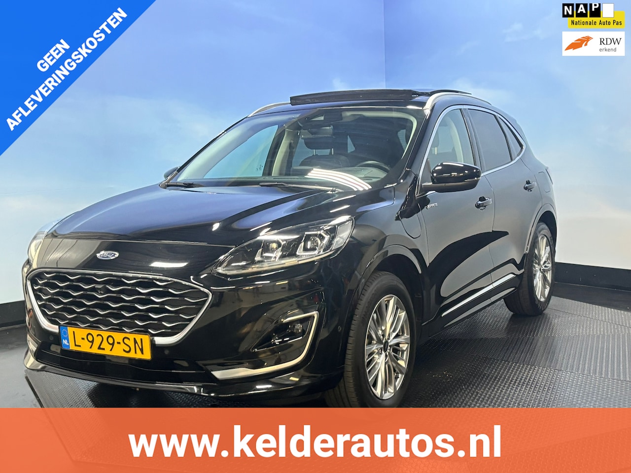 Ford Kuga - 2.5 PHEV Vignale Panodak, Leer , trekhaak - AutoWereld.nl