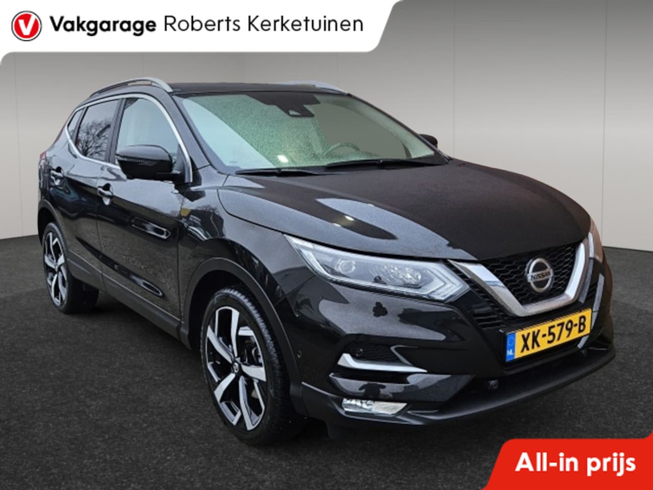 Nissan Qashqai - 1.2 Tekna + Panoramadak Half Leder Navigatie 19" Velgen - AutoWereld.nl