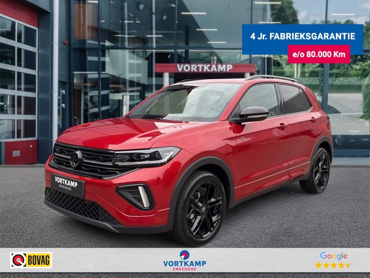 Volkswagen T-Cross - 1.5 TSI DSG R-LINE BLACK STYLE AFN.TREKHAAK/CAMERA/ACC/IQ/STOELVERW - AutoWereld.nl