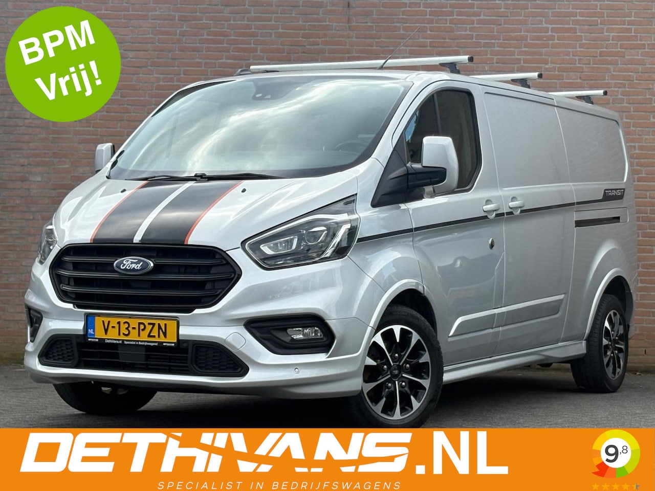 Ford Transit Custom - 2.0TDCI 185PK Lang Sport Automaat / 2x Schuifdeur / Euro6 - AutoWereld.nl