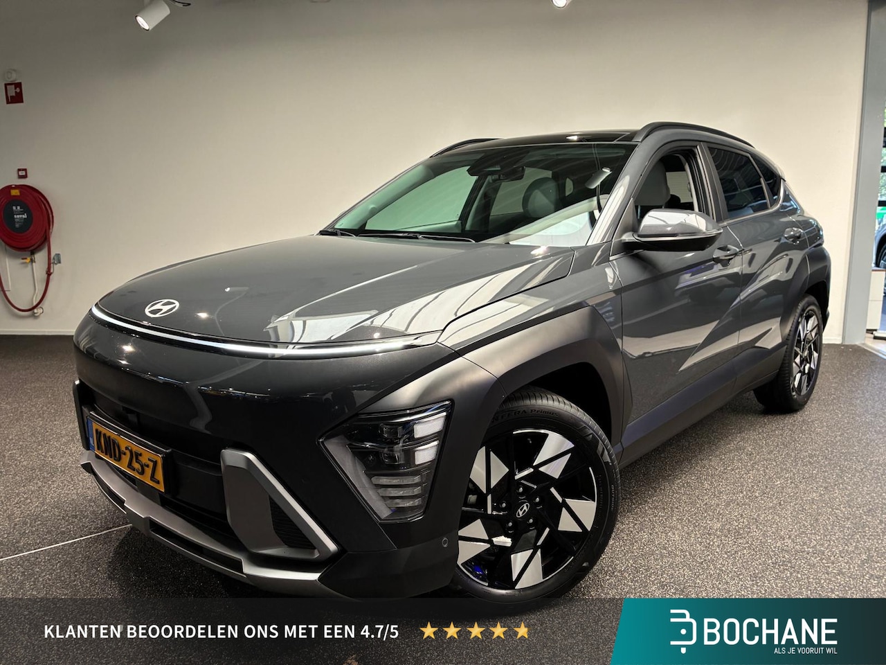 Hyundai Kona - 1.6 GDI HEV Premium Sky | Panoramadak | Elektrisch verstelbare stoel | Stoel verwarming/ve - AutoWereld.nl