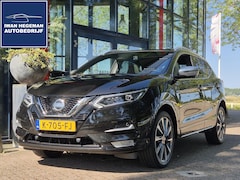 Nissan Qashqai - 1.3 DIG-T Tekna + AUTOMAAT | Panoramadak | Trekhaak | Leer | Navigatie | Cruise Control |