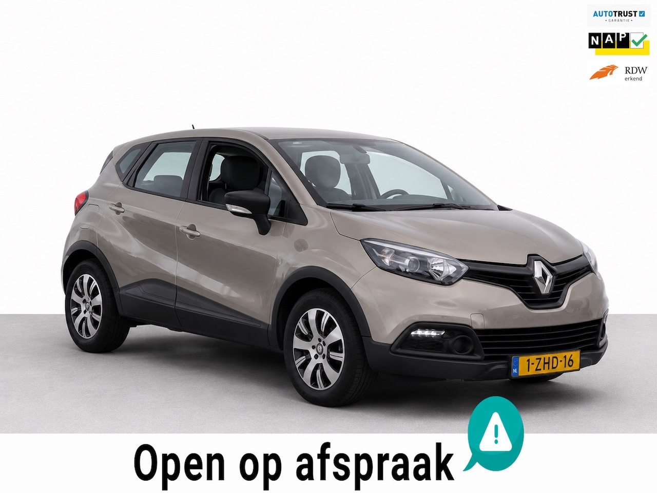 Renault Captur - 0.9 TCe Authentique-LageKM-Airco-Cruise-Nap - AutoWereld.nl