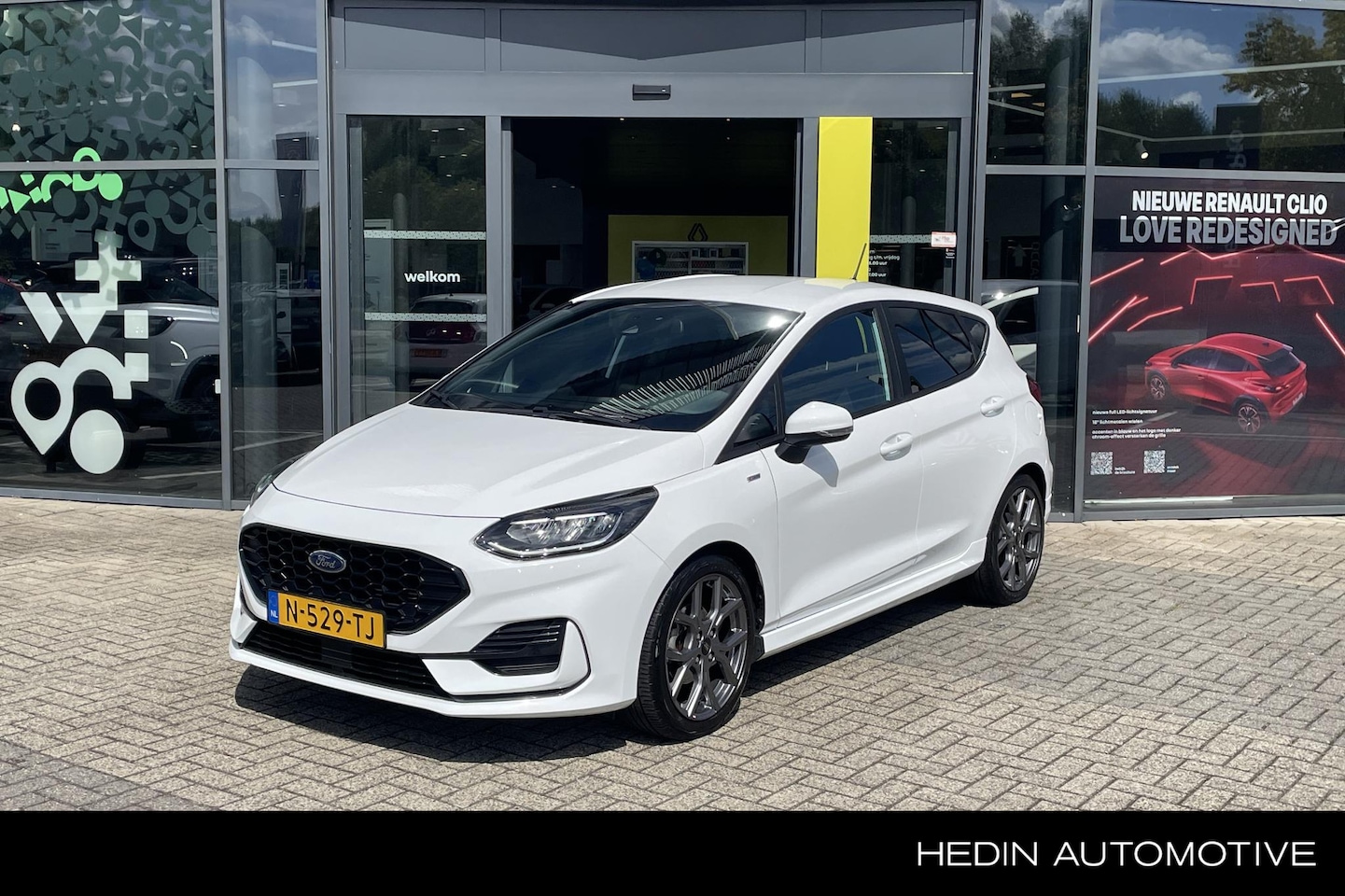 Ford Fiesta - 1.0 EcoBoost Hybrid ST-Line | stoelverwarming| Trekhaak | parkeersensoren achter | navigat - AutoWereld.nl