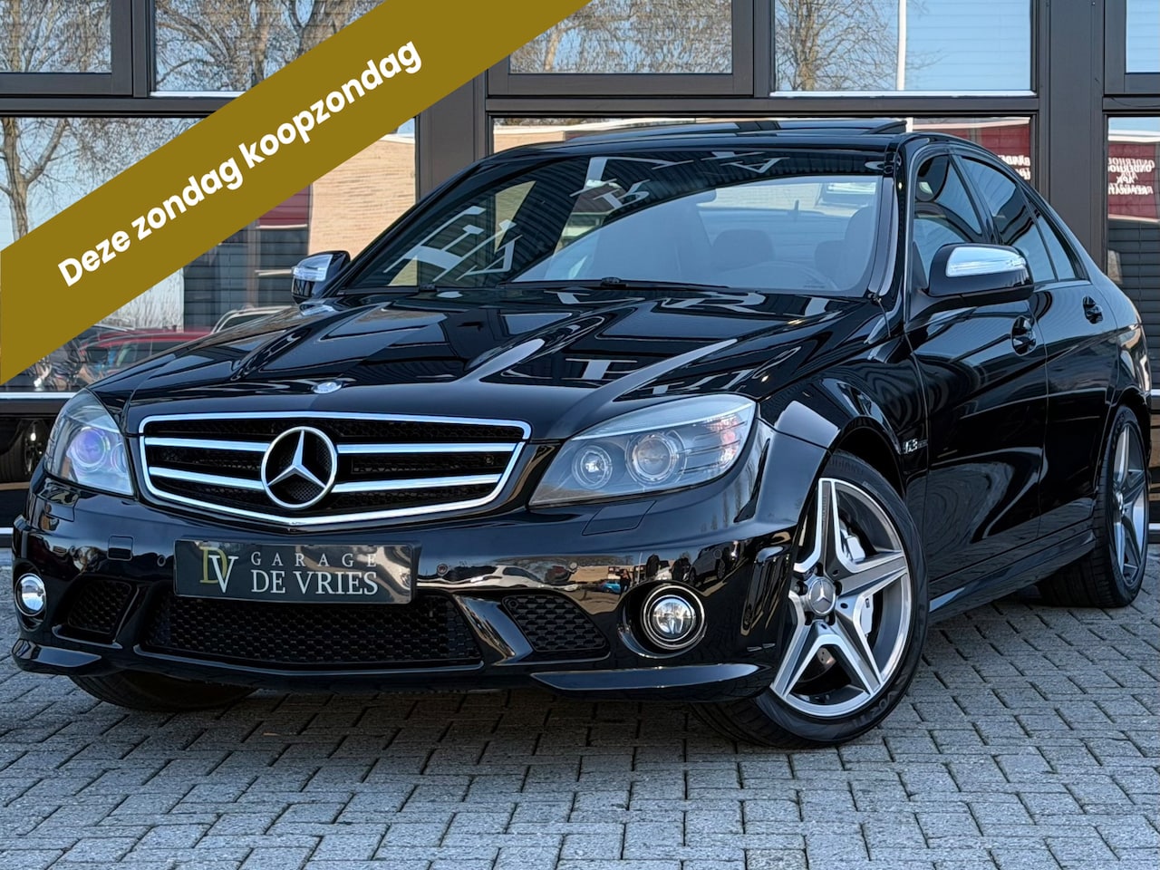 Mercedes-Benz C-klasse - AMG 63 100% Origineel Dealer Onderhouden Schadevrij Garantie - AutoWereld.nl