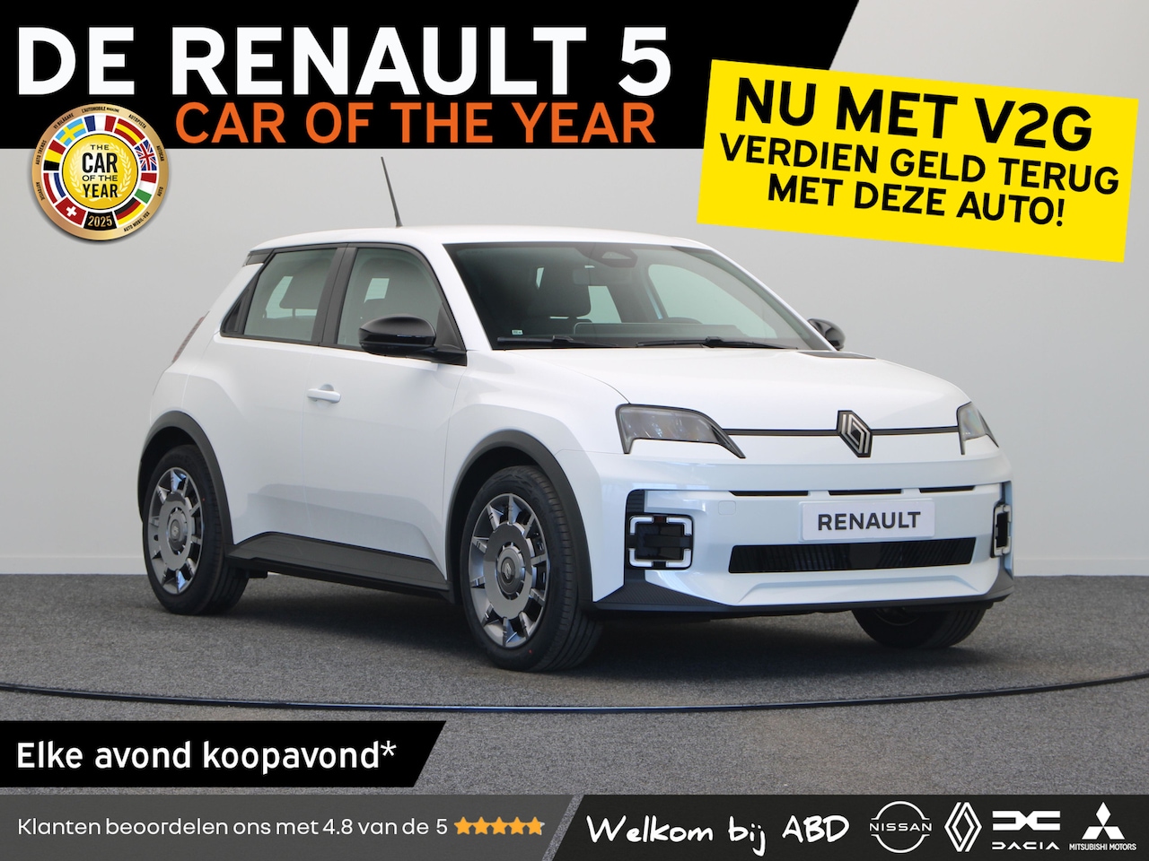 Renault 5 - Evolution Urban range | Cruise control met snelheidsbegrenzer | Full LED koplampen | ISOFI - AutoWereld.nl