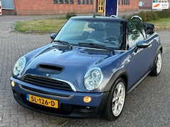 MINI Cabrio - 1.6 Cooper S Automaat ECC Audio/CD Leder PDC LMV 17" TCS Sportstoelen ABS Cruisecontrol De