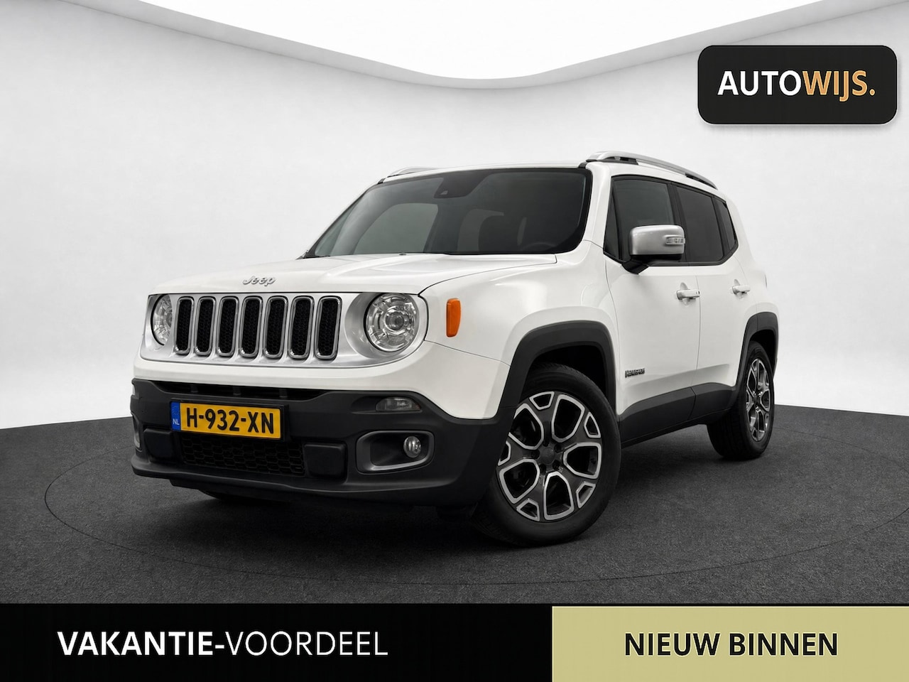 Jeep Renegade - 1.4 MultiAir Longitude|AUT|LEDER|CAMERA|NAVI|XENON|GOED ONDERHOUDEN - AutoWereld.nl