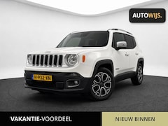 Jeep Renegade - 1.4 MultiAir Longitude|AUT|LEDER|CAMERA|NAVI|XENON|GOED ONDERHOUDEN