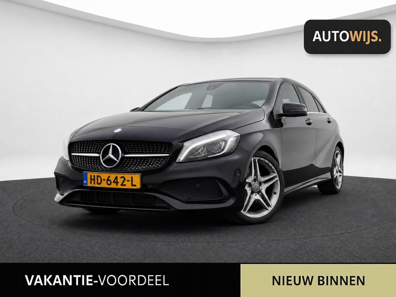 Mercedes-Benz A-klasse - 180 Ambition|NL AUTO|AMG VELGEN|FACELIFT|AUT|GROOT NAVI|STOELVERW - AutoWereld.nl