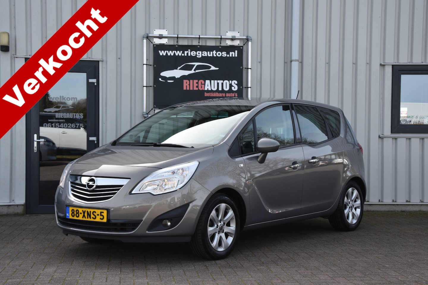 Opel Meriva - 1.4 Turbo Cosmo. Hoogzit, Trekhaak, Cruise, Airco!! - AutoWereld.nl