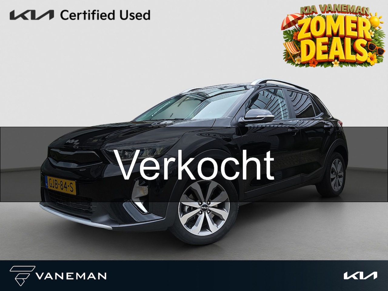 Kia Stonic - 1.0 T-GDi MHEV DynamicPlusLine | Stoel- en stuurverwarming | Cruise | Navi | Privacy Glass - AutoWereld.nl