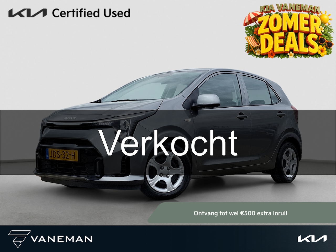Kia Picanto - 1.0 DPI DynamicLine Navi | Camera | Cruise | PDC | Android Auto / Apple Carplay | - AutoWereld.nl