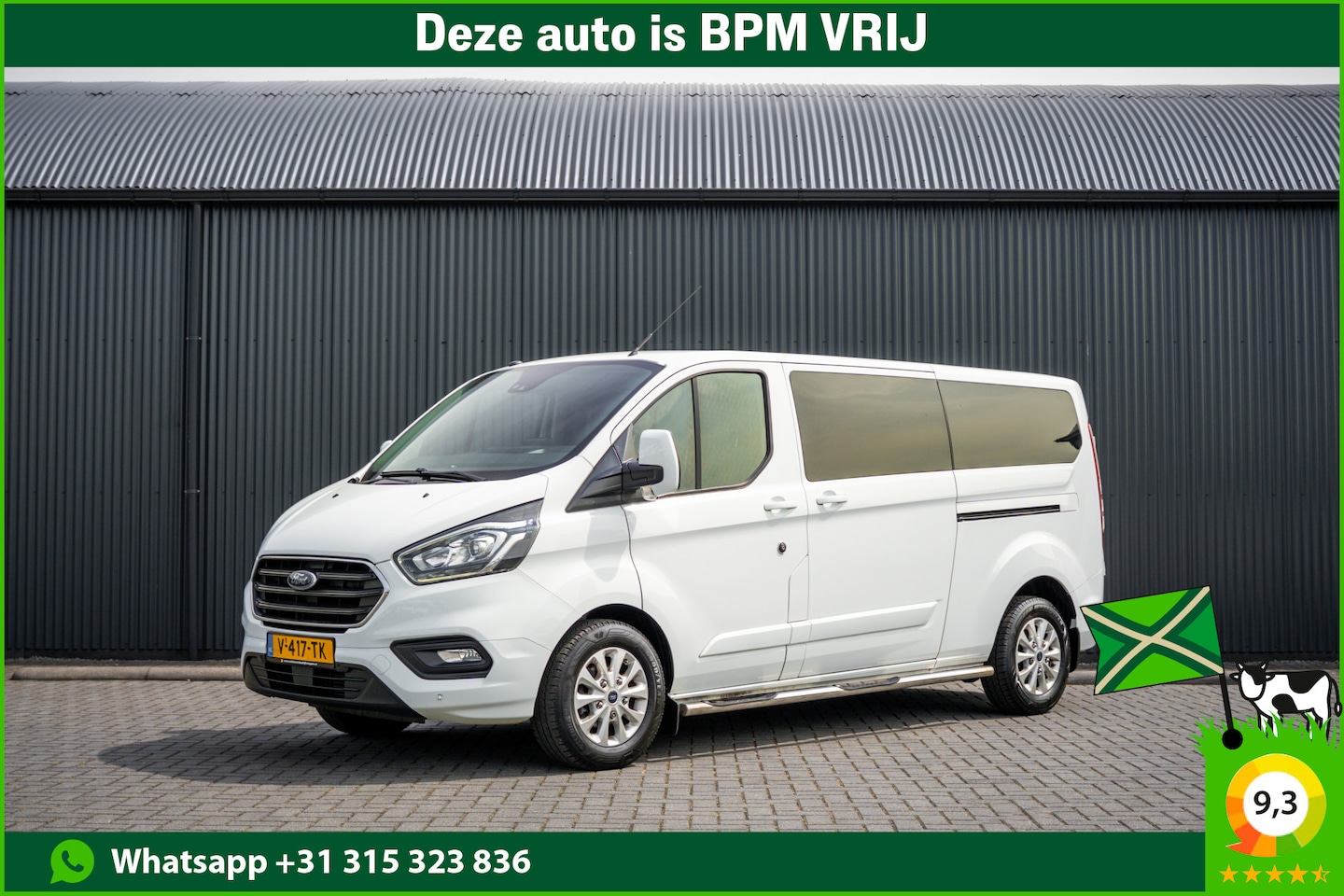 Ford Transit Custom - 2.0 EcoBlue L2H1 | 170 PK | Automaat | DC 5-Zits | LED | Camera | Carplay | Cruise | PDC | - AutoWereld.nl