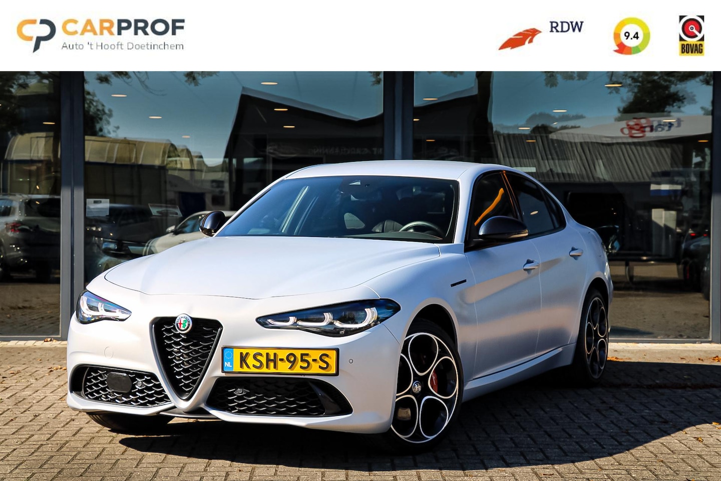 Alfa Romeo Giulia - 2.0 T GME AWD Competizione ADAPT. SCHOKB. / H&K / ACC - AutoWereld.nl