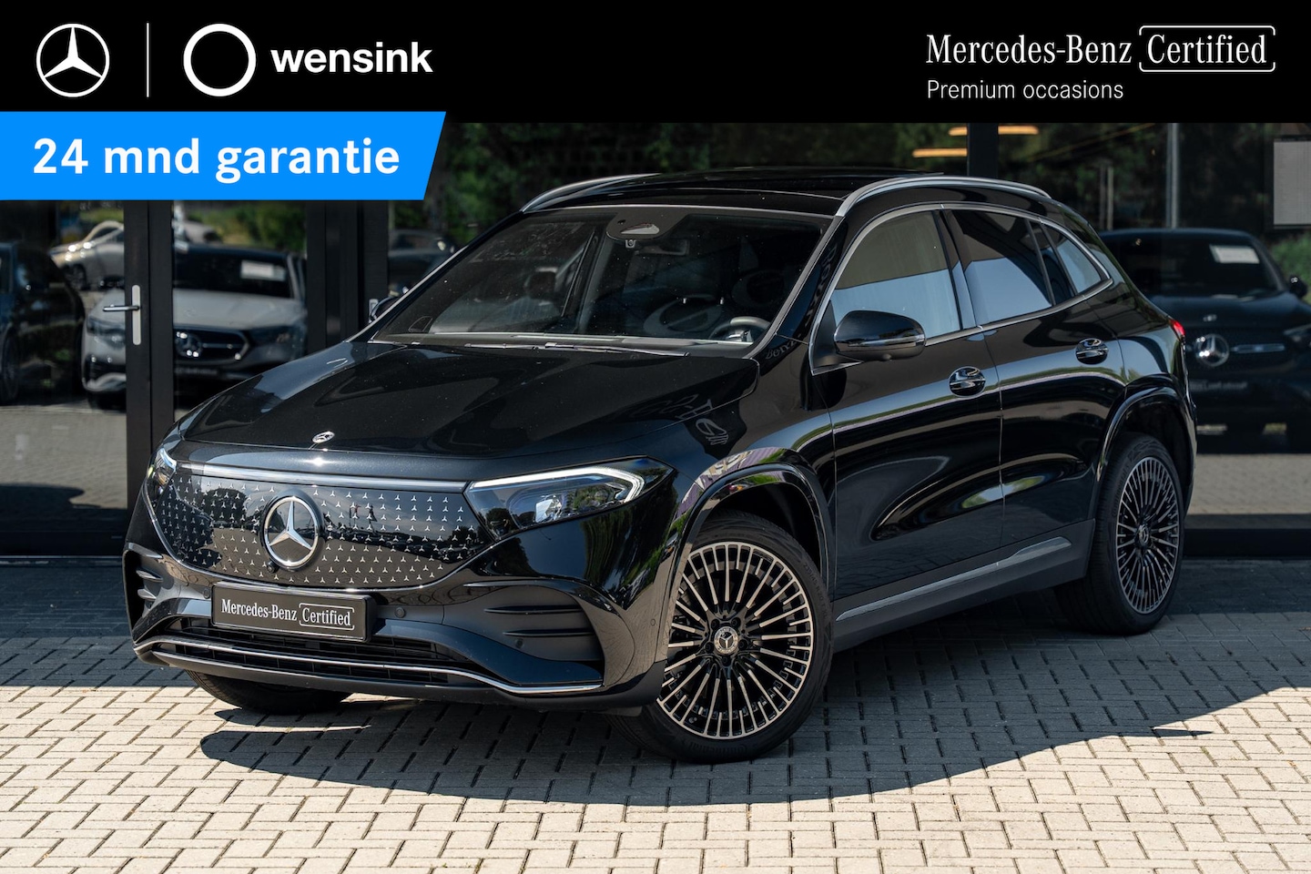 Mercedes-Benz EQA - 300 4MATIC AMG Line 67 kWh | Premium pakket | AMG | Panoramadak | Leder | Rij assistentiep - AutoWereld.nl