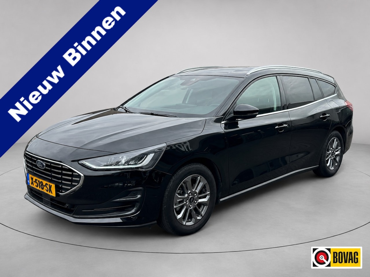 Ford Focus Wagon - 1.0 EcoBoost Hybrid Titanium Style I NAVI I TREKH I CAR PLAY I - AutoWereld.nl