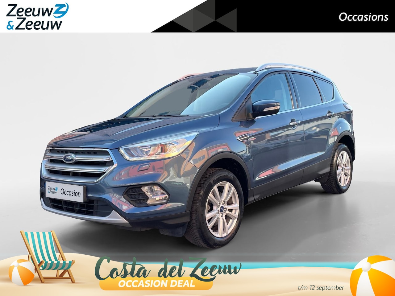 Ford Kuga - 1.5 EcoBoost Titanium | Wegklapbare trekhaak| Navigatie| elec achterklep| Parkeersensoren| - AutoWereld.nl