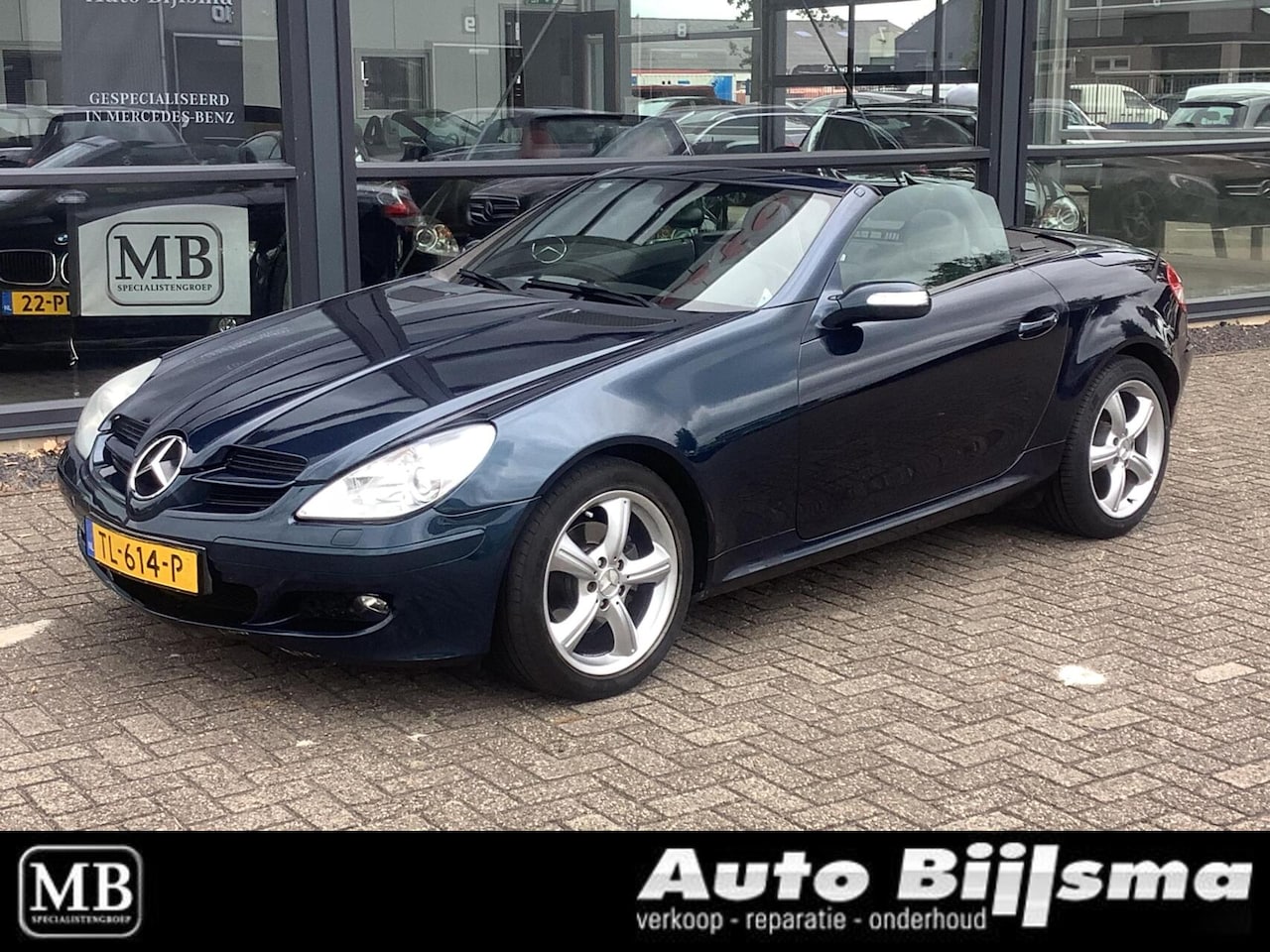 Mercedes-Benz SLK-klasse - 200 K. Automaat, nekverwarming, lederen bekleding - AutoWereld.nl