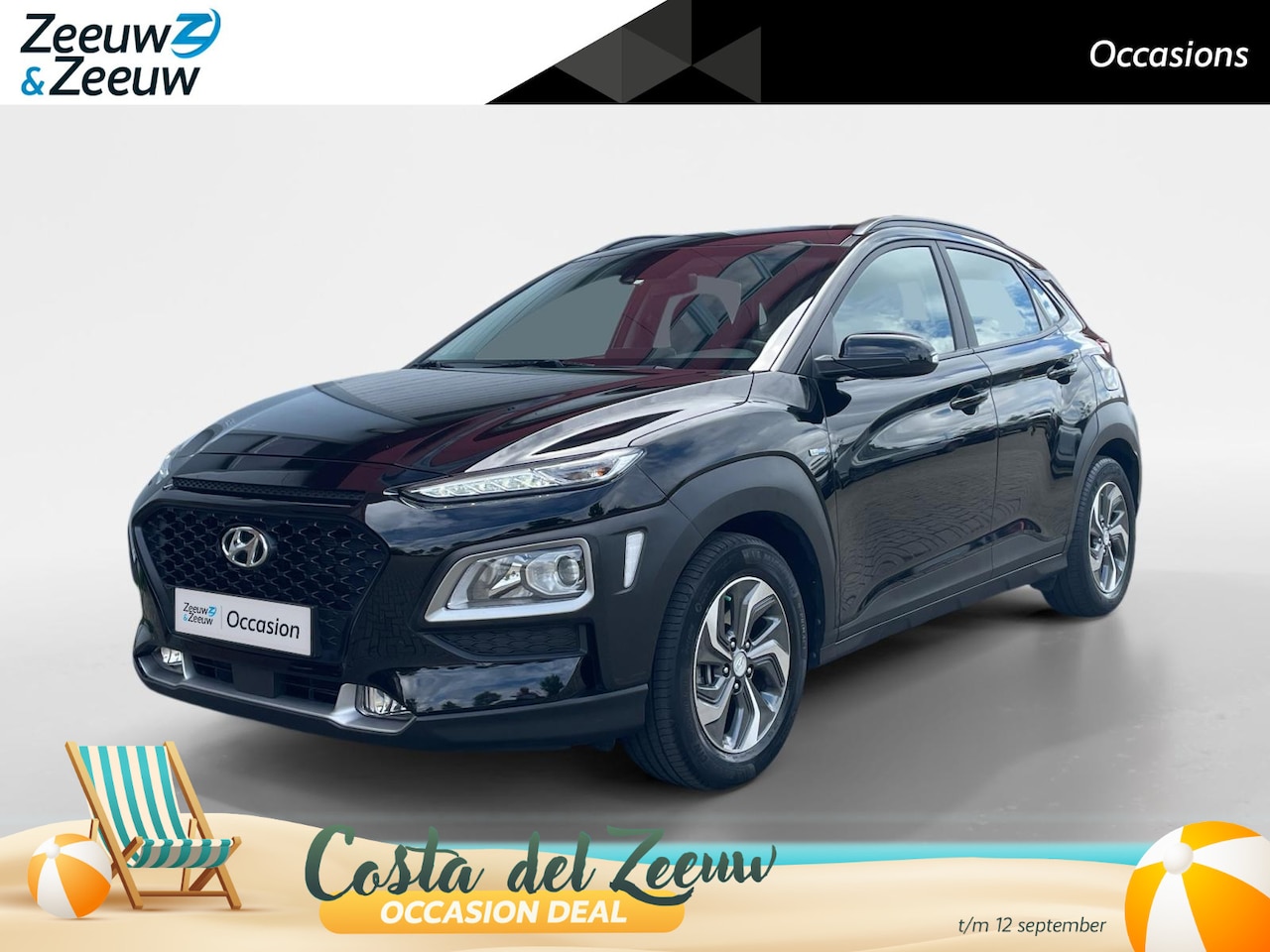 Hyundai Kona - 1.6 GDI HEV Comfort | Navigatie | Parkeer sensoren| Climate Control| Camera| Lichtmetalen - AutoWereld.nl